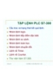 TẬP LỆNH PLC S7-300