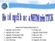 Ngân hàng thương mại trong thị trường chứng khoán