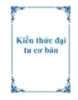 Kiến thức đại tu cơ bản