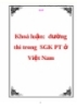 Khoá luận:  đường thi trong  SGK PT ở Việt Nam