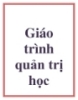 Giáo trình quản trị học