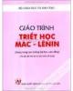 Giáo trình triết học Mác - Lênin