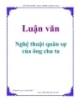 Luận văn: Nghệ thuật quân sự của ông cha ta