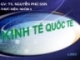 Kinh tế quốc tế