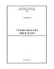 VĂN BẢN HÁN VĂN TRÍCH TUYỂN