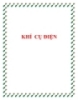 KHÍ CỤ ĐIỆN