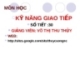 Kỹ năng giao tiếp