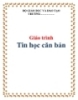 Giáo trình  Tin học căn bản