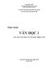 Giáo trình Văn học 1: Phần 2 - TS. Bùi Thanh Truyền