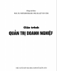 Giáo trình Quản trị doanh nghiệp: Phần 1 - PGS.TS. Lê Kim Thanh, PGS.TS. Lê Văn Tâm (đồng chủ biên)