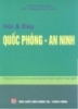 Ebook Hỏi và đáp Quốc phòng An ninh - NXB Chính trị Hành chính