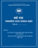 Đề tài khoa học: Các nhân tố ảnh hưởng đến việc giữ tiền của công ty khảo sát trên thị trường chứng khoán Việt Nam