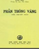 Ebook Phấn thông vàng: Phần 1