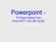 Bài giảng Powerpoint - TS Phạm Quang Trình