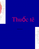 Bài giảng Dược lý học: Thuốc tê