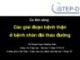 Bài giảng Ca lâm sàng: Các giai đoạn bệnh thận ở bệnh nhân đái tháo đường - ThS. Huỳnh Ngọc Phương Thảo