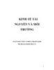 Giáo trình Kinh tế tài nguyên và môi trường