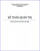 Giáo trình Kế toán quản trị