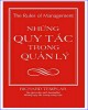 Ebook Những quy tắc trong quản lý: Phần 1