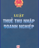 Ebook Luật thuế thu nhập doanh nghiệp