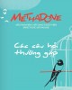 Ebook Methadone: Các câu hỏi thường gặp