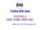 Bài giảng Toán rời rạc: Chương 0 - ThS. Trần Quang Khải