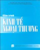 Giáo trình Kinh tế ngoại thương - ĐH Ngoại Thương