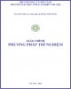 Giáo trình Phương pháp thí nghiệm: Phần 2