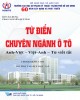 Ebook Từ điển chuyên ngành ô tô: Phần 2