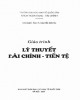 Giáo trình Lý thuyết tài chính - tiền tệ: Phần 2 - PGS.TS. Nguyễn Hữu Tài (chủ biên) (ĐH Kinh tế Quốc dân)