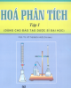 Ebook Hóa phân tích (Tập 1) - PGS.TS. Nguyễn Thị Bạch Huệ