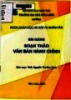 Bài giảng Soạn thảo văn bản hành chính - Biên soạn: ThS. Nguyễn Thị Kim Trinh