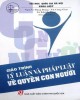 Giáo trình Lý luận và pháp luật về quyền con người (Dùng cho hệ cử nhân): Phần 1