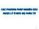 Bài giảng Dược lý 3: Các phương pháp nghiên cứu dược lý ở mức độ phân tử - Mai Thị Thanh Thường