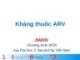 Bài giảng Kháng thuốc ARV