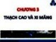 Bài giảng Công trình xây dựng: Chương 3 - Thạch cao và xi măng