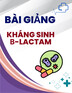 Bài giảng Kháng sinh β-lactam